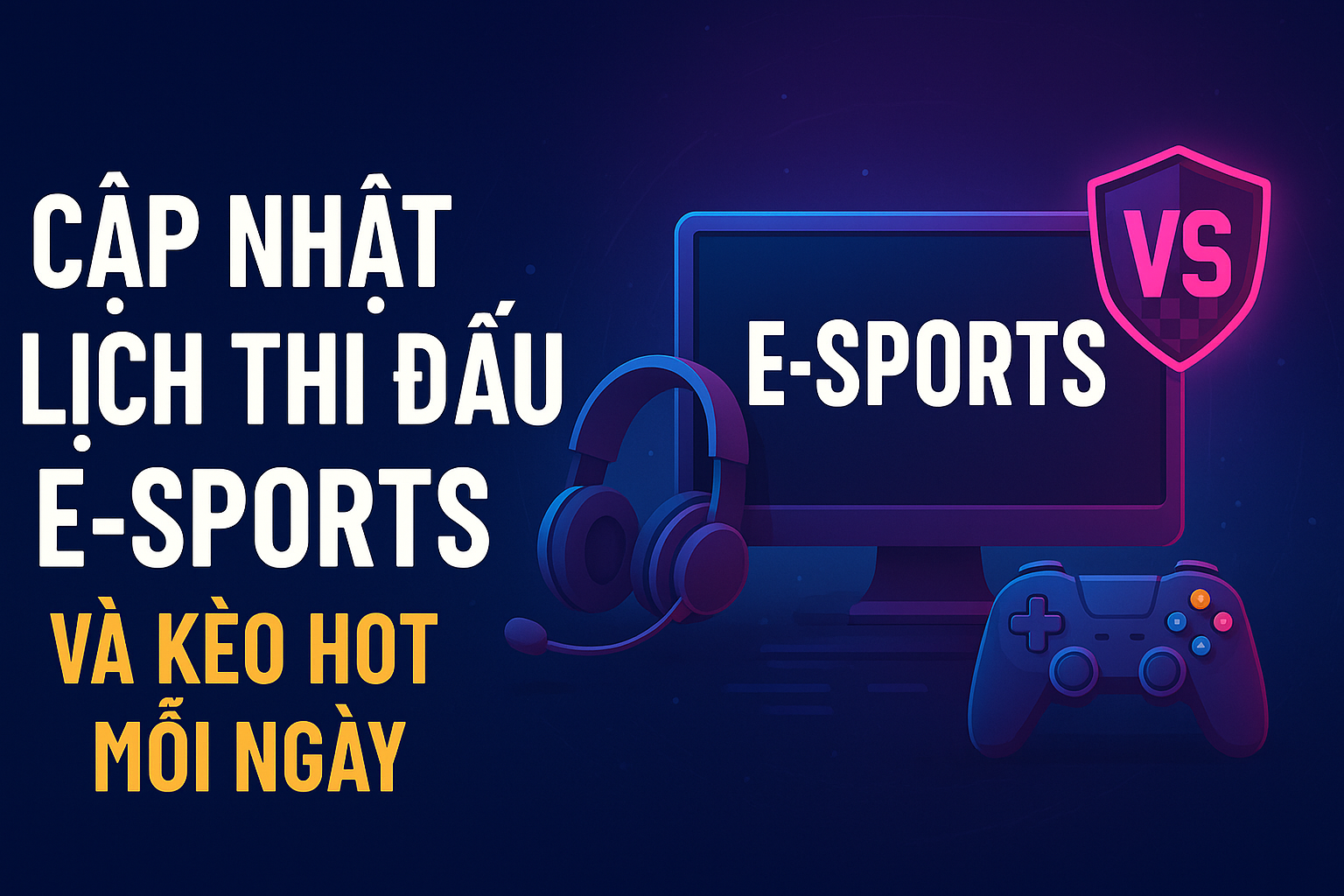Cập Nhật Lịch Thi Đấu E-Sports Và Kèo Hot Mỗi Ngày